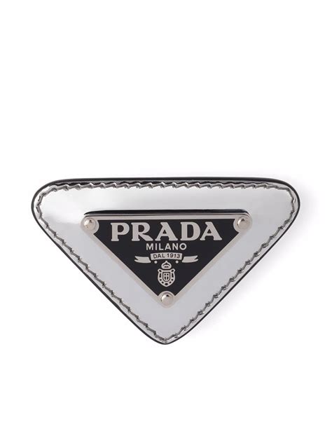 prada interior plate silver|Prada logo.